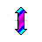 Vertical resize cursor