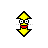 Vertical resize cursor
