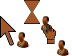 Woodwork Brown Cursors cursor preview