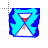 blue flame time cursor