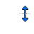 Vertical resize cursor