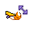 Blue Koopa Diagonal Resize 1 cursor