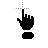pointer finger cursor