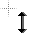 Vertical resize cursor