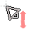 Vertical resize cursor