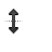 Vertical resize cursor