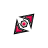 Black and Ruby diagonal 2 cursor