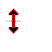 Vertical resize cursor