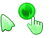 Green Axolotl Cursors preview