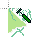 Nature sword icon cursor