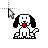 White dog Cursors preview