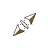 Steampunk Diagonal Resize 2 cursor