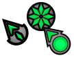 Material Longshadow Cursors preview