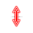 Vertical resize cursor
