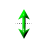 Vertical resize cursor