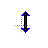 Vertical resize cursor
