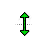 Vertical resize cursor