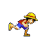 Luffy Diagonal 2 cursor