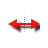 Horizontal resize cursor