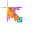 Polarizing cursor of dots cursor