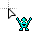 Mario Paint Blue Monster cursor