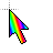 Rainbow RGB cursor