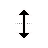 Vertical resize cursor