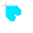 Patience (Sky Blue) heart cursor