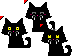 Black Kitties Cursors preview