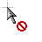 silver-redno cursor