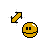 Pac Man Diagonal Resize 2 cursor