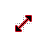 Red and Black Diag 2 cursor