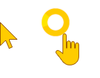 Aero Yellow 10 Cursors preview