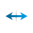 Horizontal resize cursor