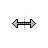 Horizontal resize cursor
