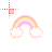 Cloud Cloudy Rainbow uwu 2a cursor