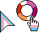 trans and lesbian pride Cursors preview