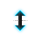 Vertical resize cursor