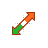 Diagonal resize 2 cursor