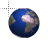 Rotating Earth - Realistic cursor