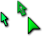 Green Select Cursors cursor preview