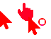 Liquid orange Cursors preview