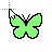 Butterfly Green 50 cursor