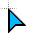 Sky blue cursor